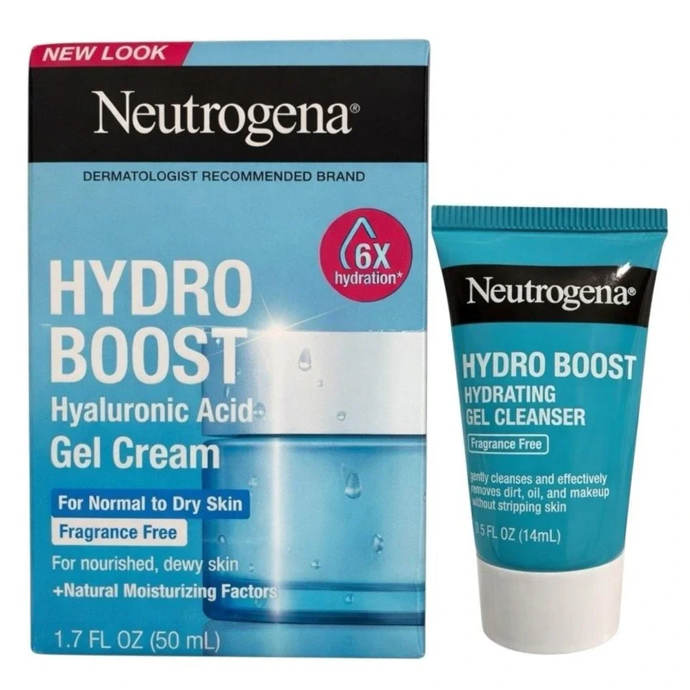 Neutrogena‎ - Hydro Boost Gel Cream 1.7oz + Cleanser 0.5oz